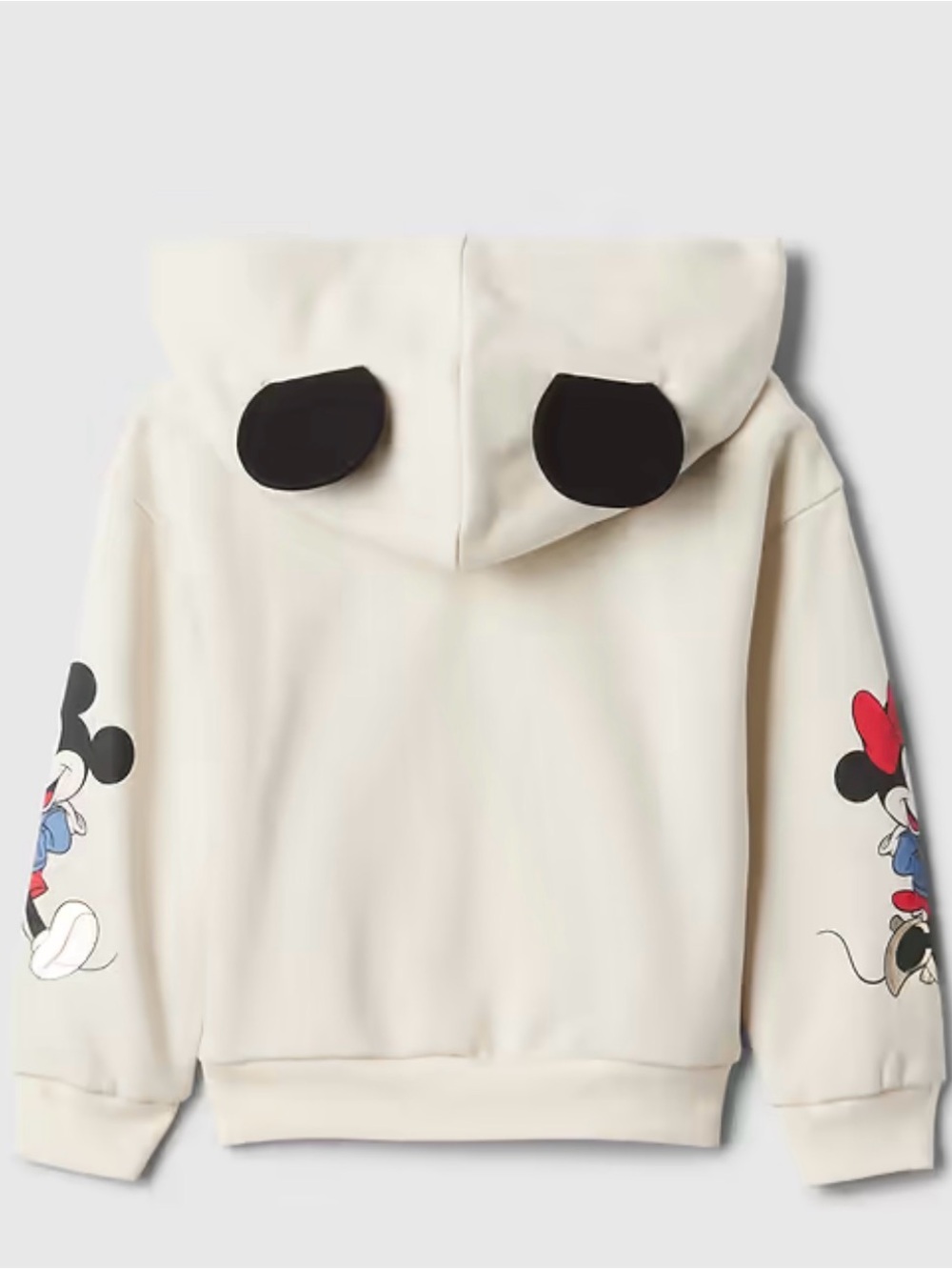 Gap × Disney Baby VintageSoft 3D Mickey & Minnie Ear Zip Hoodie - Picture 2 of 5